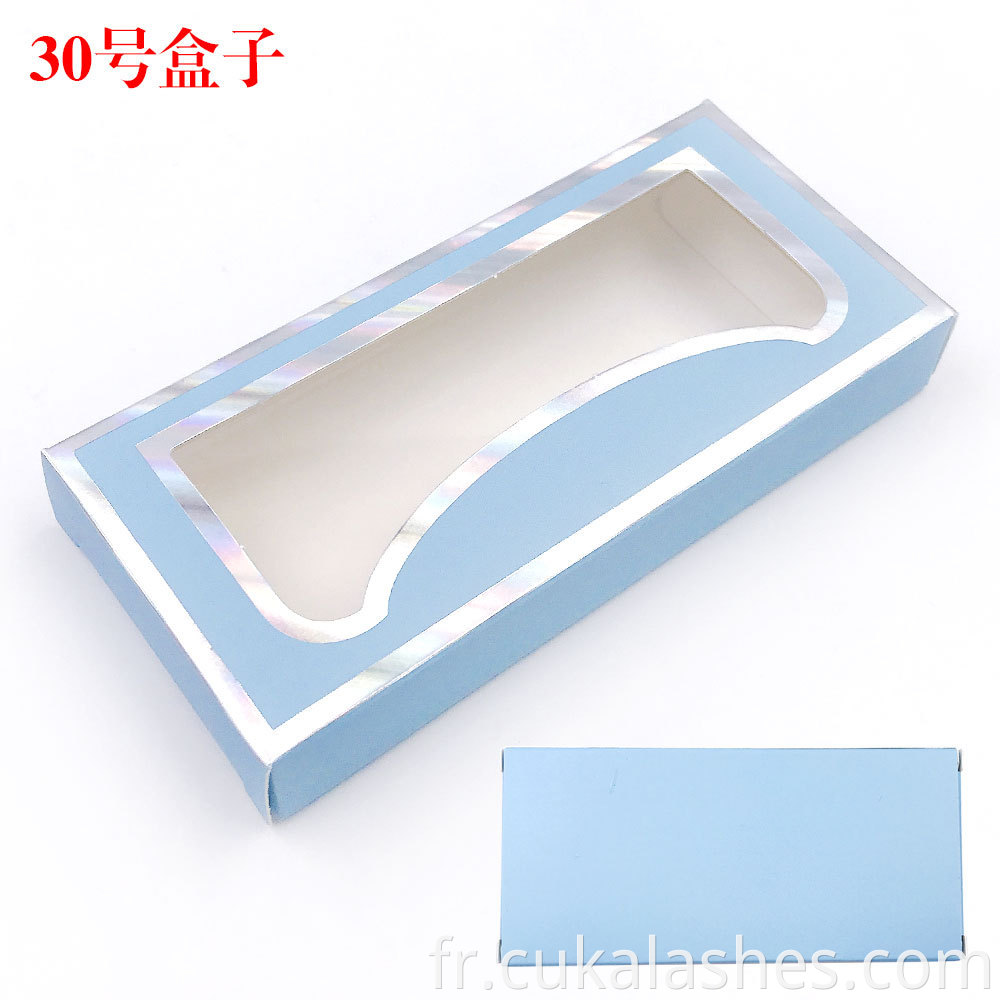 Blue Eyelash Box